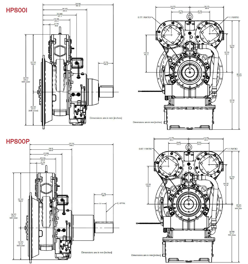 Twin Disc HP 800 Transmission