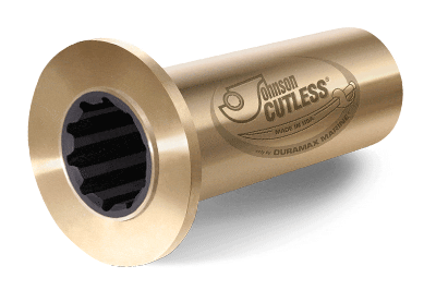 Johnson Cutless Solid Naval Brass Flanged Bearings